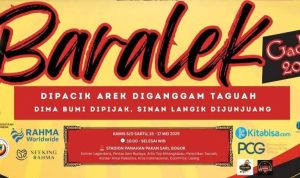 Poster pelaksanaan Baralek Gadang Ikatan Keluarga Minang Kabupaten Bogor. (urangminang.id/IKM Bogor)