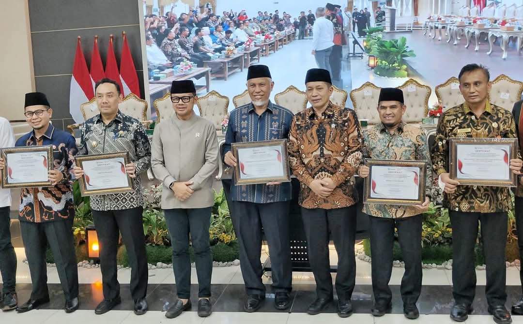 Wakil Bupati Solok, H. Candra, dalam Dialog Nasional Pembentukan Koperasi Merah Putih, hari Kamis, tanggal 29 Mei 2025, di Auditorium Gubernuran Sumbar, Padang. (URANGMINANG.ID/PEMKAB SOLOK)