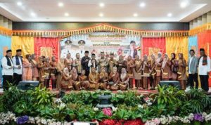 Ikatan Keluarga Minang (IKM) Kecamatan Sekayu, Kabupaten Musi Banyuasin (Muba), Provinsi Sumatera Selatan (Sumsel), menggelar acara silaturahmi dan halal bi halal di Gedung Dharma Wanita, pada hari Rabu, tanggal 30 April 2025. (UrangMinang.id/Dinkomfo Muba)