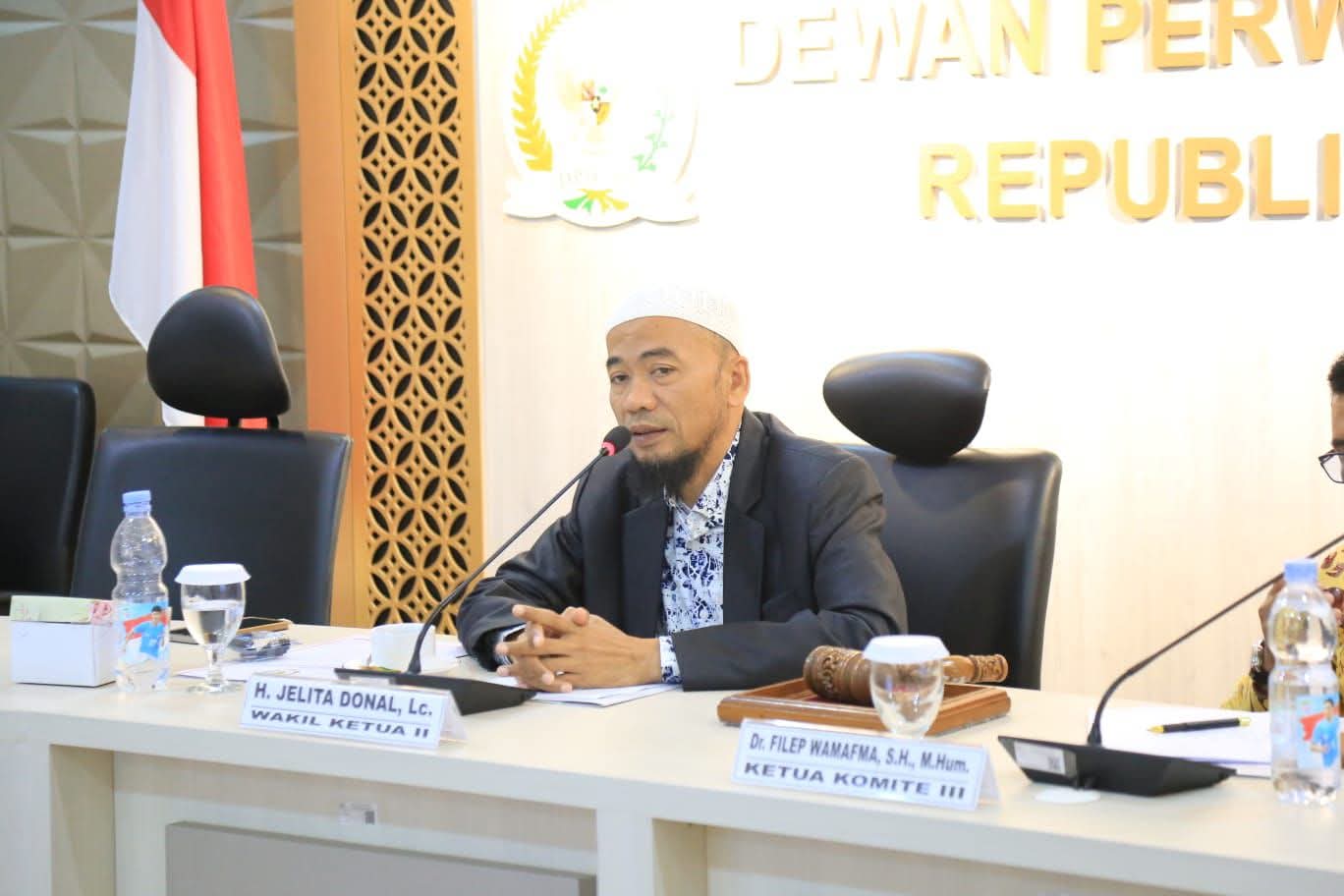 Jelita Donal, Anggota DPD RI asal Provinsi Sumatera Barat dan Wakil Ketua Komite III DPD RI. (foto : DPD RI)